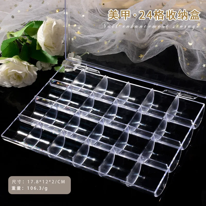 Lattice Grid Empty Storage Box Nail Art Accessories Tools Bead Storage Box Container With Cover Nail Art Storage Tools 6-24grids
Lattice Grid Empty Storage Box Nail Art Accessories Tools Bead Storage Box Container With Cover Nail Art Storage Tools 6-24grids