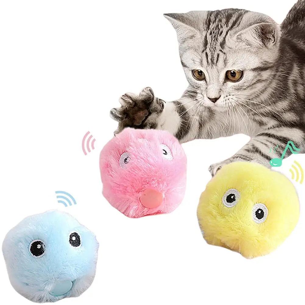 3pcs Smart Cat Toys Interactive Ball Plush Electric Catnip Training Toy Kitten Touch Sounding Pet Product Squeak Toy Ball
3pcs Smart Cat Toys Interactive Ball Plush Electric Catnip Training Toy Kitten Touch Sounding Pet Product Squeak Toy Ball