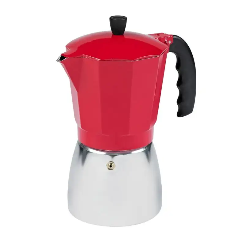 

Cup Red Traditional Aluminum Espresso Stovetop Coffeemaker Pitcher Espresso accessories Milk pitcher Milk Milk mocha Glass pitch