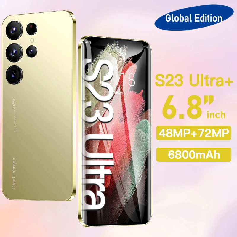 Новинка 2023, смартфон S23 Ultra, телефон 6800 HD, мАч, 16 + 1 ТБ, мобильные телефоны с камерой 48 Мп + 72 МП, телефон с разблокировкой 4G
Новинка 2023, смартфон S23 Ultra, телефон 6800 HD, мАч, 16 + 1 ТБ, мобильные телефоны с камерой 48 Мп + 72 МП, телефон с разблокировкой 4G