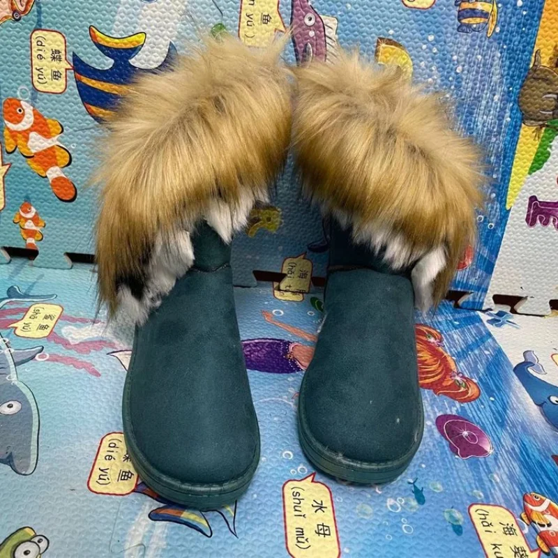 Snow Boots Women's 2022 Winter Plus Velvet Warm Imitation Fox Fur Short Cotton Shoes Ankle Boots Fur Edge Flat Platform Shoes
Snow Boots Women's 2022 Winter Plus Velvet Warm Imitation Fox Fur Short Cotton Shoes Ankle Boots Fur Edge Flat Platform Shoes