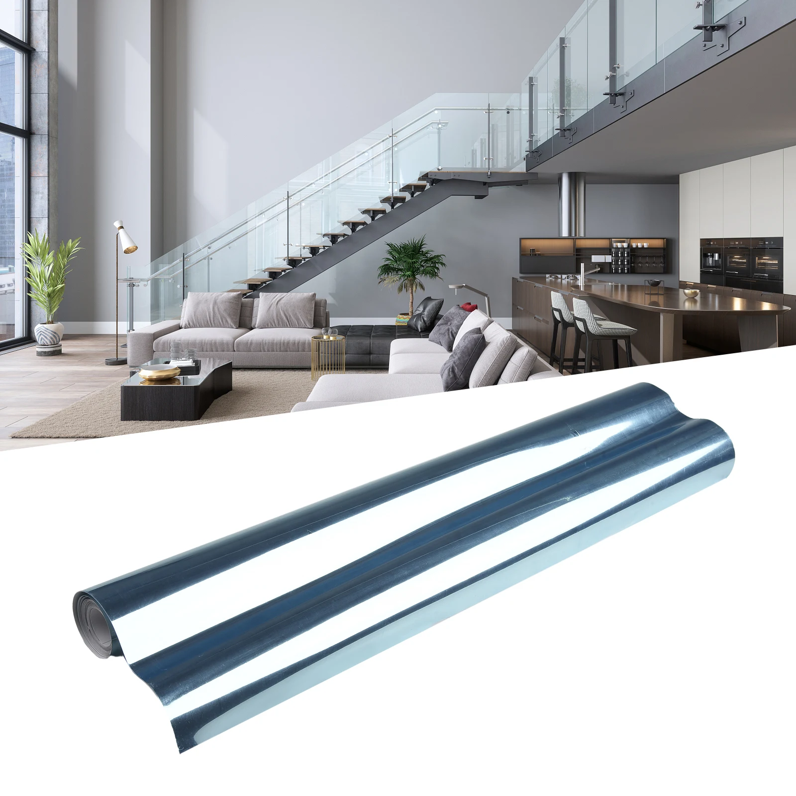 1PC 200x60cm Mirror Stickers Self-Adhesive Flexible Wall Mirror Foil 0.1MM DIY Art Acrylic Mirror Living Room Decoration
1PC 200x60cm Mirror Stickers Self-Adhesive Flexible Wall Mirror Foil 0.1MM DIY Art Acrylic Mirror Living Room Decoration