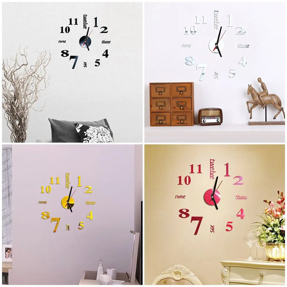 Self-adhesive Sticker Fashion Ornament Home Decoration Silent Quartz DIY Wall Clock Coffee Cups Decal Mirror Surface
Self-adhesive Sticker Fashion Ornament Home Decoration Silent Quartz DIY Wall Clock Coffee Cups Decal Mirror Surface