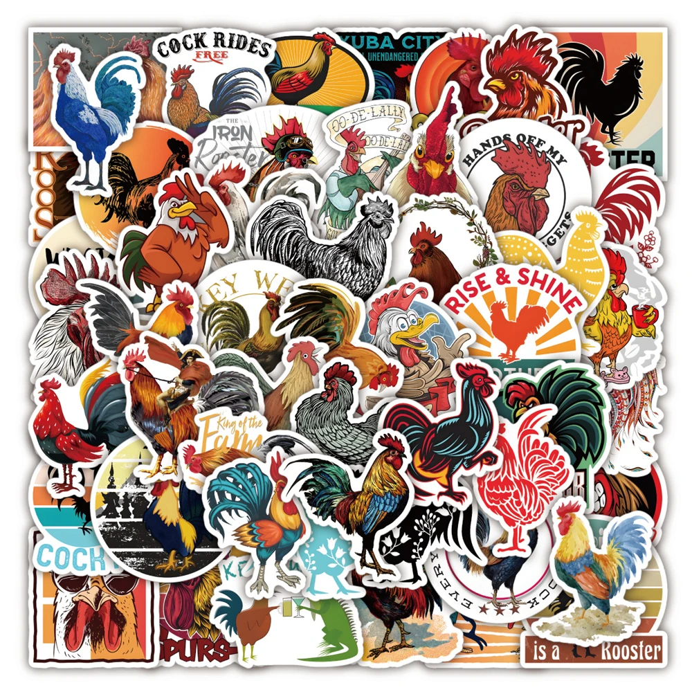 10/50 Pcs Poultry Big Rooster Animal Graffiti Stickers Decoration Mug Suitcase Skateboard Helmet Fridge Thin Waterproof Stickers
10/50 Pcs Poultry Big Rooster Animal Graffiti Stickers Decoration Mug Suitcase Skateboard Helmet Fridge Thin Waterproof Stickers