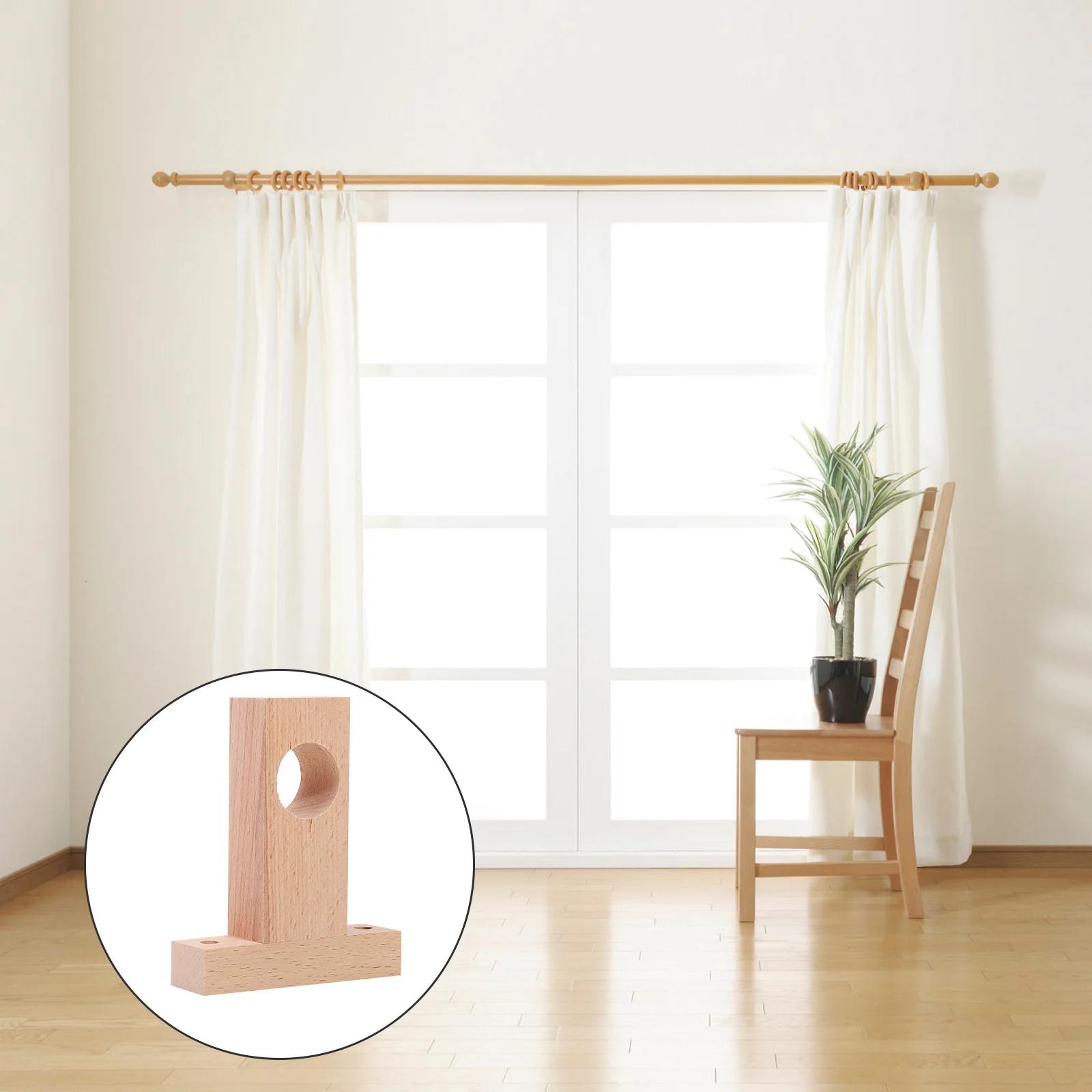 2 Pcs Wood Curtain Rod Bracket Curtains Holders Bathroom Curtain Support Wooden Curtain Rod Brackets Curtain Hooks Drapes
2 Pcs Wood Curtain Rod Bracket Curtains Holders Bathroom Curtain Support Wooden Curtain Rod Brackets Curtain Hooks Drapes
