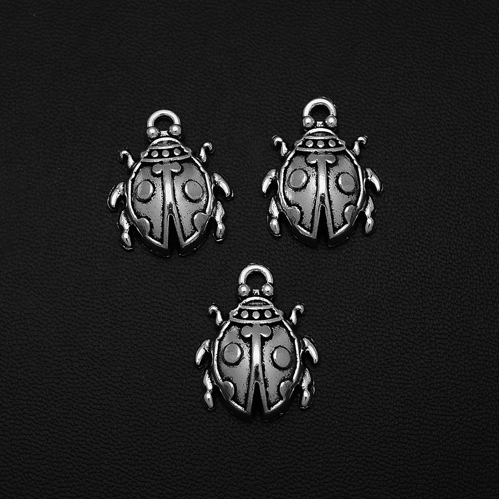 5pcs/Lots 17x22mm Antique Silver Plated Ladybug Insect Charms Wing Animal Pendants For Diy Creation Jewelry Making Accessories
5pcs/Lots 17x22mm Antique Silver Plated Ladybug Insect Charms Wing Animal Pendants For Diy Creation Jewelry Making Accessories