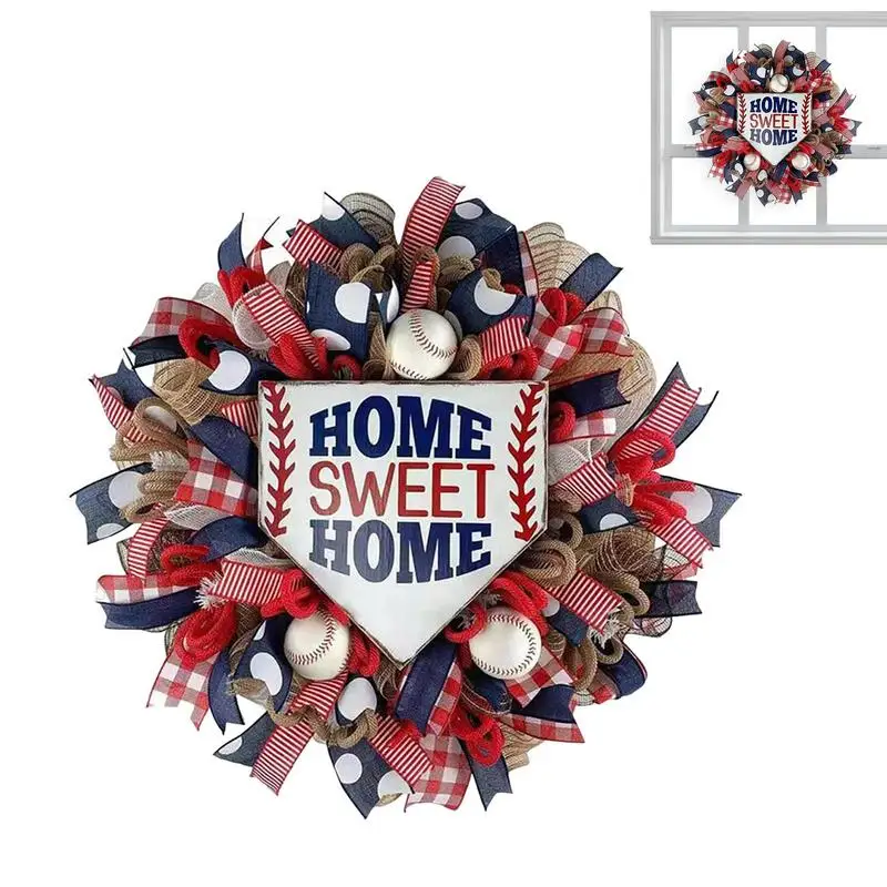 

Patriotic Wreaths For Front Door Memorial Day Wreath American Flag Red White Blue Garland For Independence Day Memorial Day