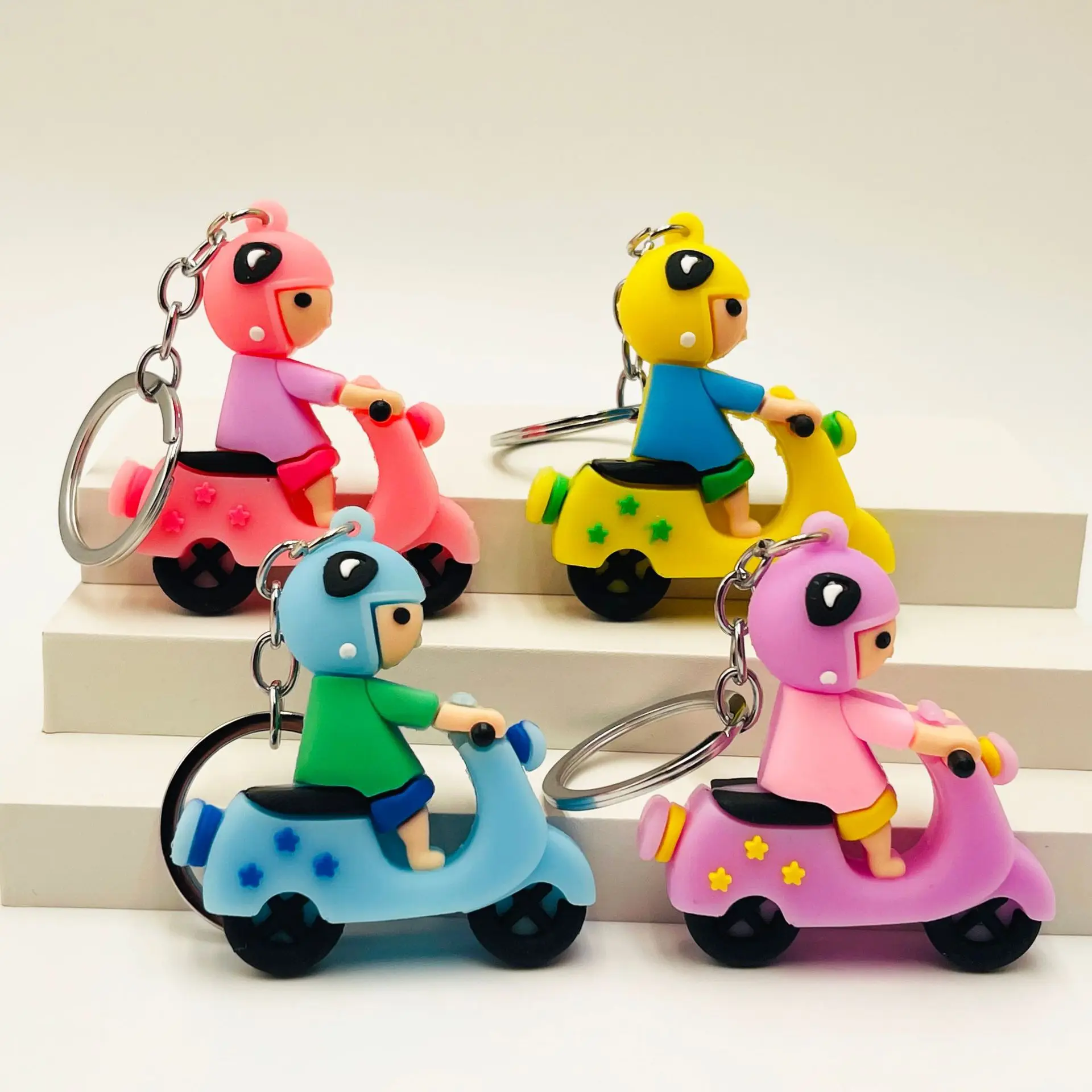 Fashion Creative Bike Riding Kids Key Chain Cartoon Motorcycle Key Chain Bag Car Pendant Gift
Fashion Creative Bike Riding Kids Key Chain Cartoon Motorcycle Key Chain Bag Car Pendant Gift
