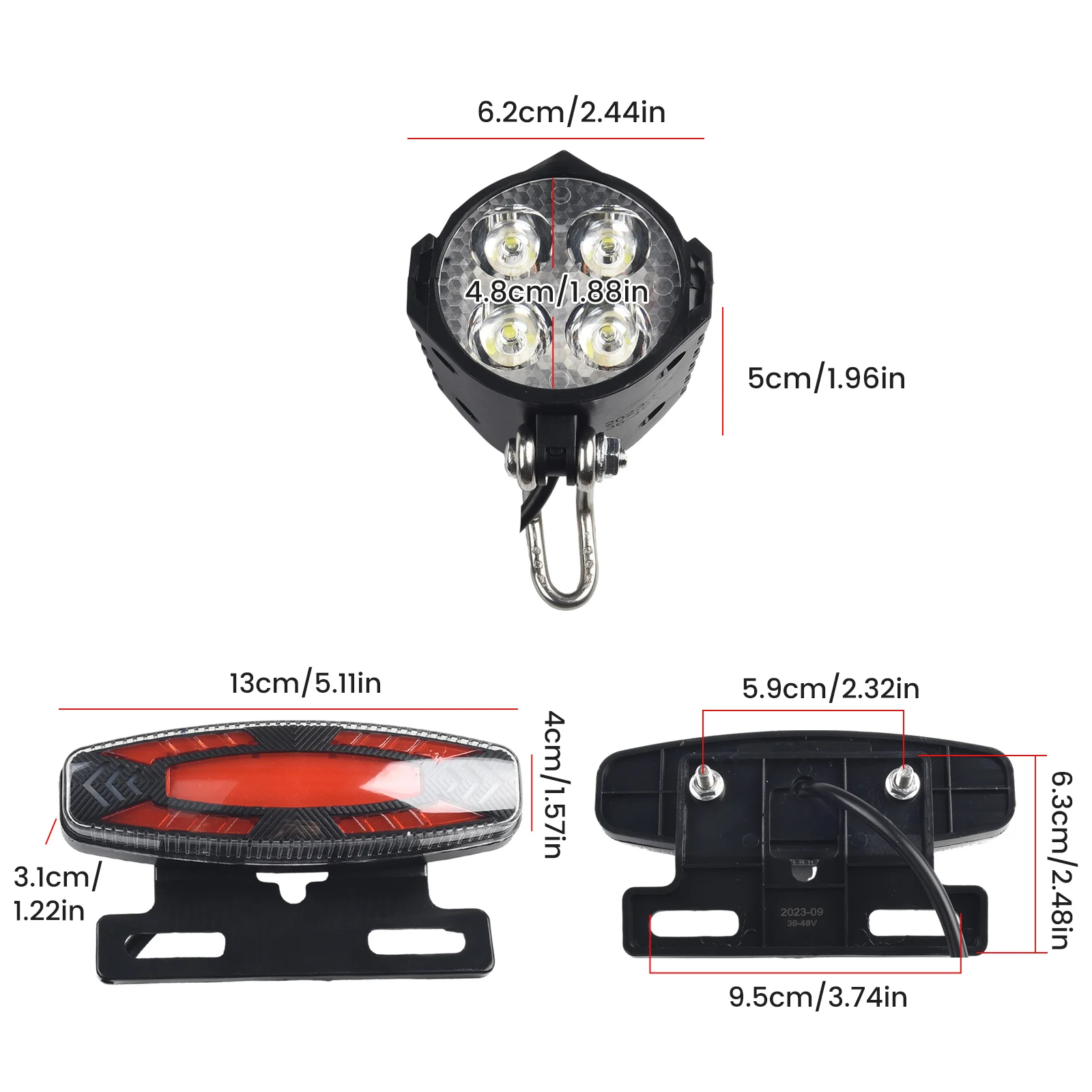 Headlight Lamp 1 PC 150cm Length 36V/48V ABS Plastic Bike Tail Lights Outdoor Parts High Quality Nice Portable
Headlight Lamp 1 PC 150cm Length 36V/48V ABS Plastic Bike Tail Lights Outdoor Parts High Quality Nice Portable
