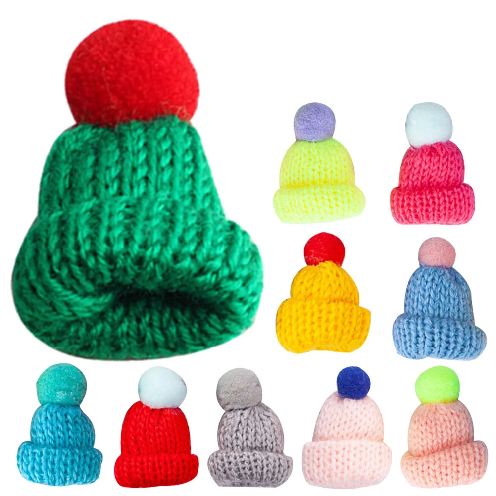 10 Pcs Hair Accessory Mini Knitting Hats Accessories Accesorios Para DIY Yarn Christmas Ornaments Jewelry 
10 Pcs Hair Accessory Mini Knitting Hats Accessories Accesorios Para DIY Yarn Christmas Ornaments Jewelry