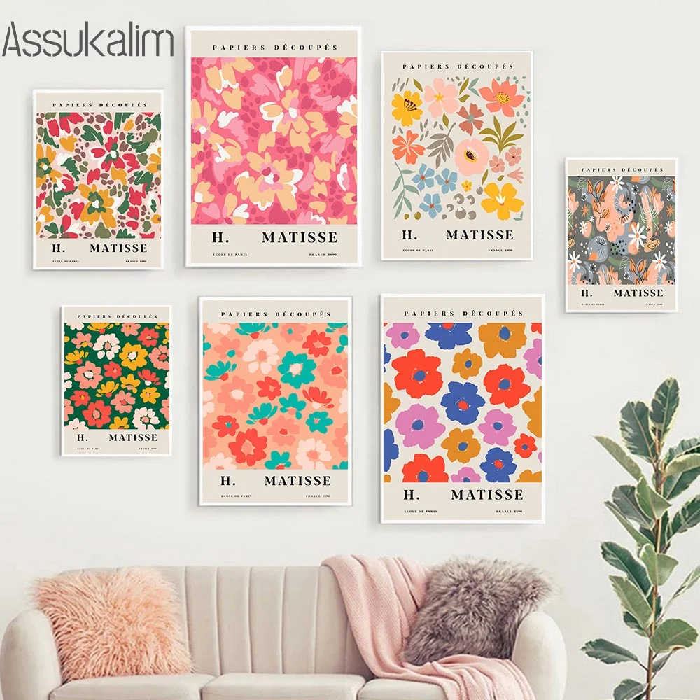 Vintage Matisse Poster Abstract Wall Art Painting Colorful Flowers Canvas Prints Nordic Wall Pictures For Living Room Decoration
Vintage Matisse Poster Abstract Wall Art Painting Colorful Flowers Canvas Prints Nordic Wall Pictures For Living Room Decoration