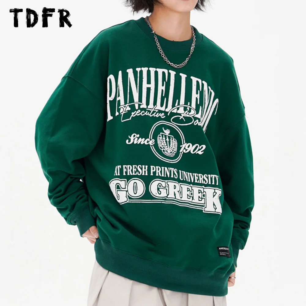 Letter Print Sweatshirts Mens Autumn Winter Retro Amekaji Streetwear Crew Neck Long Sleeve Loose Sweatshirts Men
Letter Print Sweatshirts Mens Autumn Winter Retro Amekaji Streetwear Crew Neck Long Sleeve Loose Sweatshirts Men