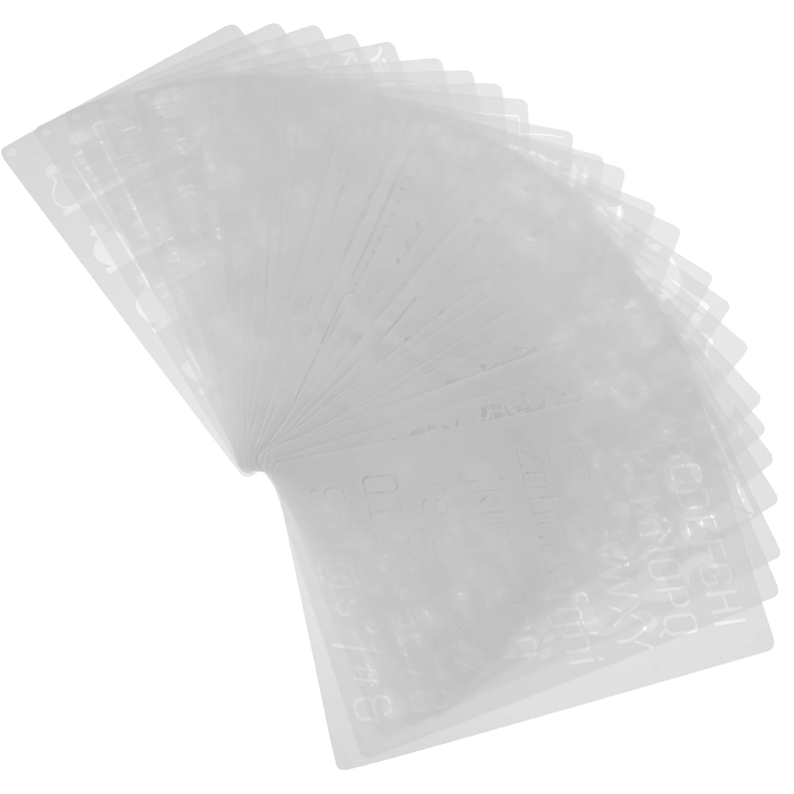 24 Pcs Embroidery Accessories Periodicals Cool Drawing Stencils Mold DIY Hollow White The Pet Painting Templates Scrapbook
24 Pcs Embroidery Accessories Periodicals Cool Drawing Stencils Mold DIY Hollow White The Pet Painting Templates Scrapbook