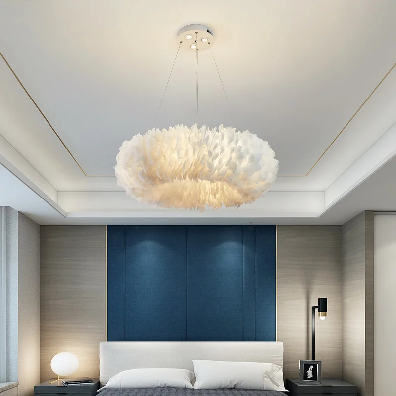 Minimalist Led Ceiling Chandelier Goose Feather Pendant Light Living Dining Room Bedroom Home Improvement Parlor Hall Room Lamp
Minimalist Led Ceiling Chandelier Goose Feather Pendant Light Living Dining Room Bedroom Home Improvement Parlor Hall Room Lamp