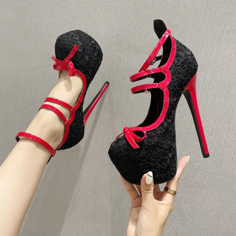 Xibeilove Sexy Nightclub Pole Dance Super High Heels Platform Women Pumps Bowknot Stiletto Buckle Strap Wedding Shoes
Xibeilove Sexy Nightclub Pole Dance Super High Heels Platform Women Pumps Bowknot Stiletto Buckle Strap Wedding Shoes