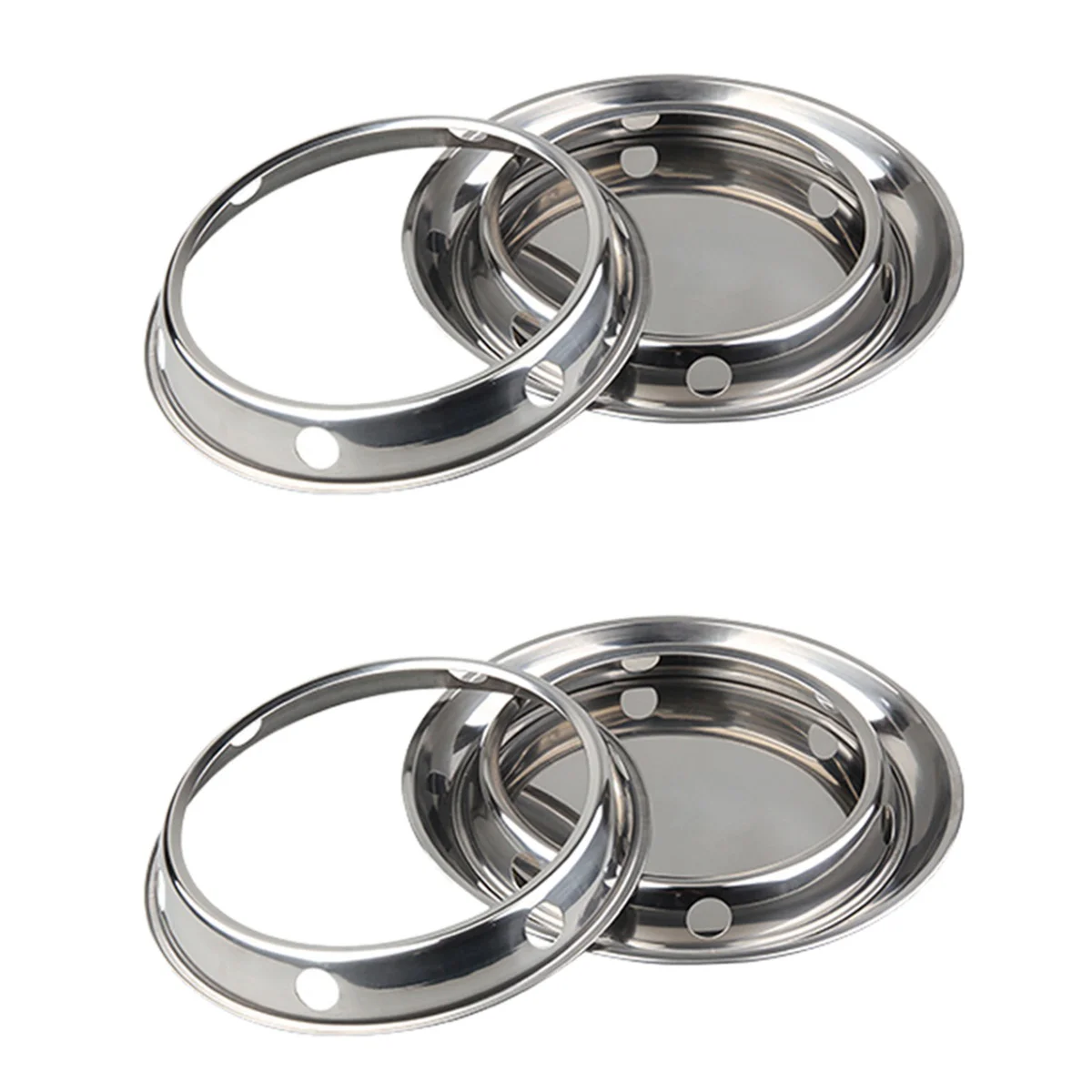 4 pcs Anti-scald Heat Resistant Pot Holders Stainless Steel Pot Stands for Home 
4 pcs Anti-scald Heat Resistant Pot Holders Stainless Steel Pot Stands for Home