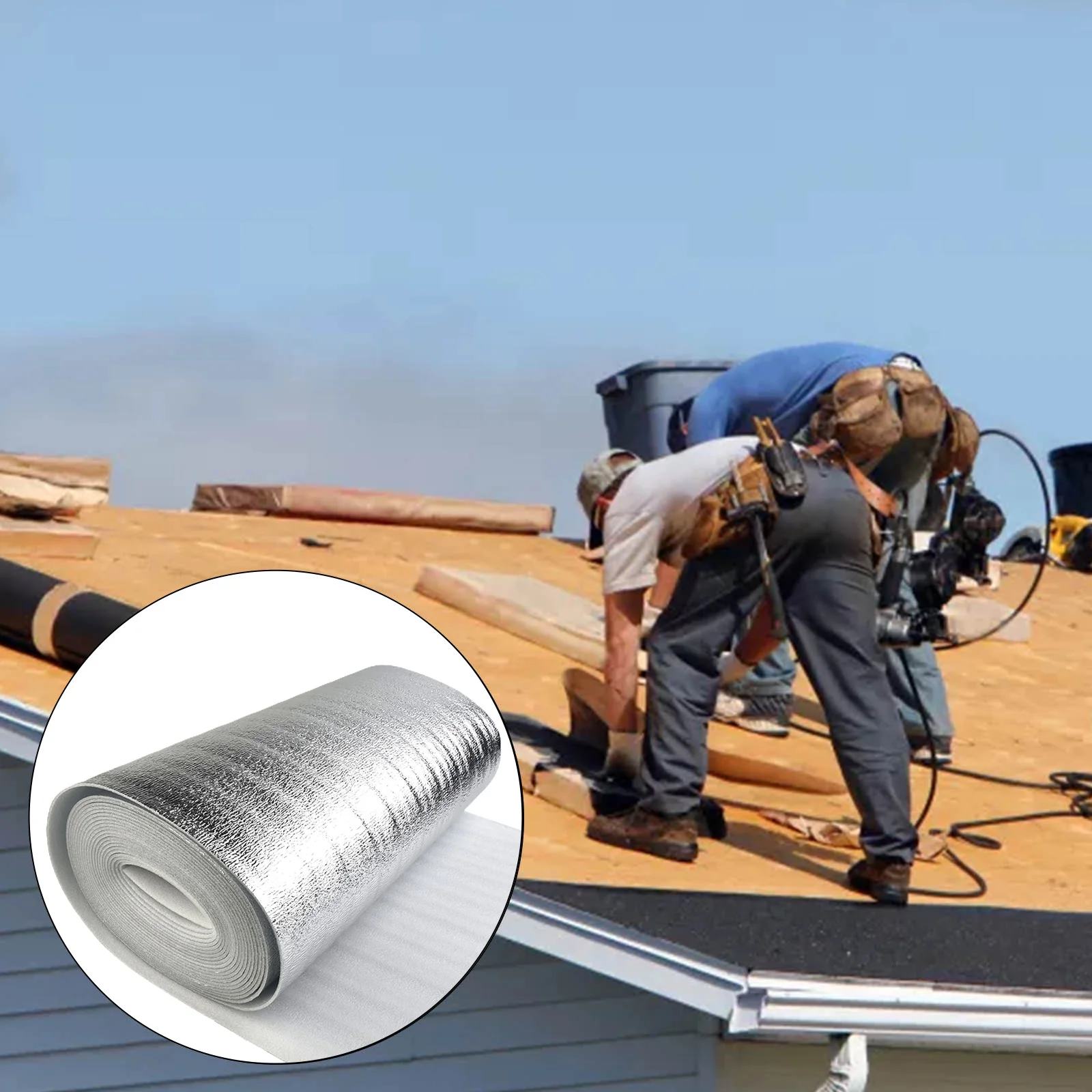 1 Roll Of Radiator Reflective Film Aluminum Foil Thermal Insulation Film Wall Insulation Home Improvement For Heating Home
1 Roll Of Radiator Reflective Film Aluminum Foil Thermal Insulation Film Wall Insulation Home Improvement For Heating Home