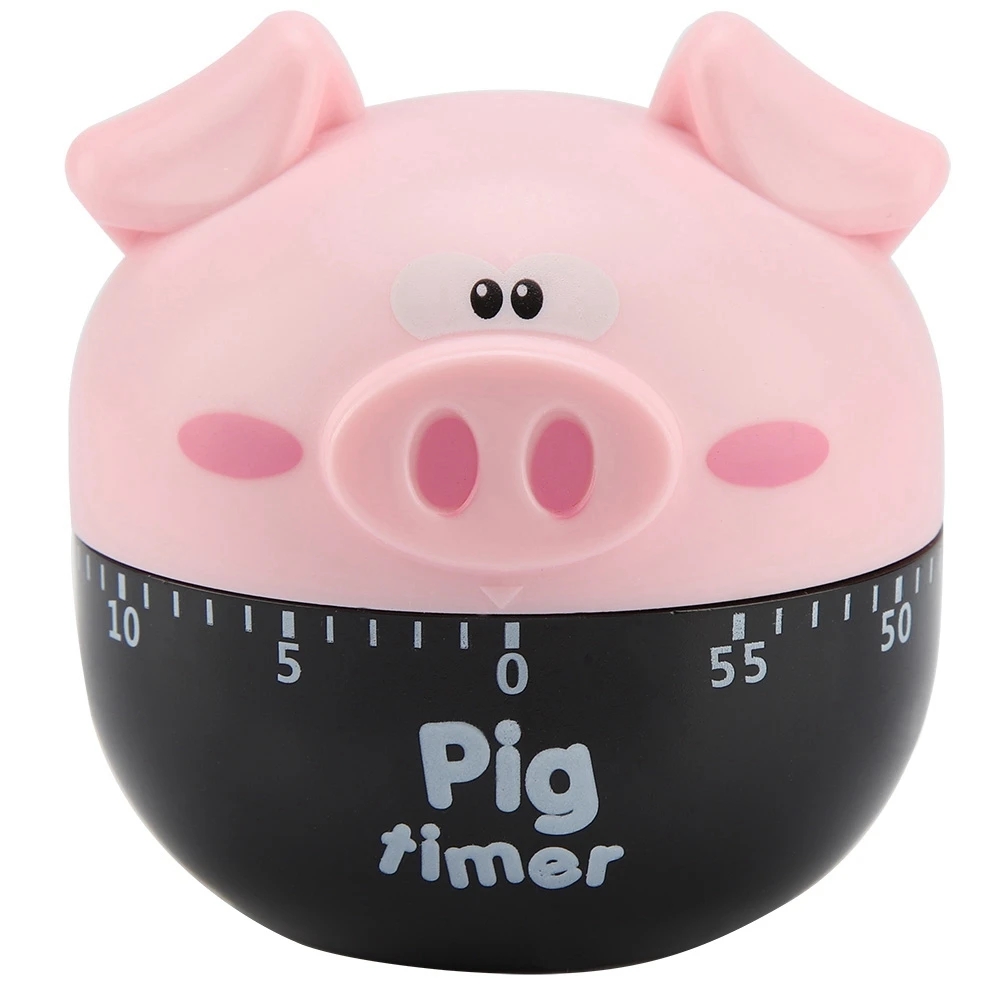 

Cute Cartoon Pig Kitchen Timer Mechanical Timers Counters for Cooking Timing Tool(Pink) Timer§ Timer§ Timer§ Timer§ Timer§