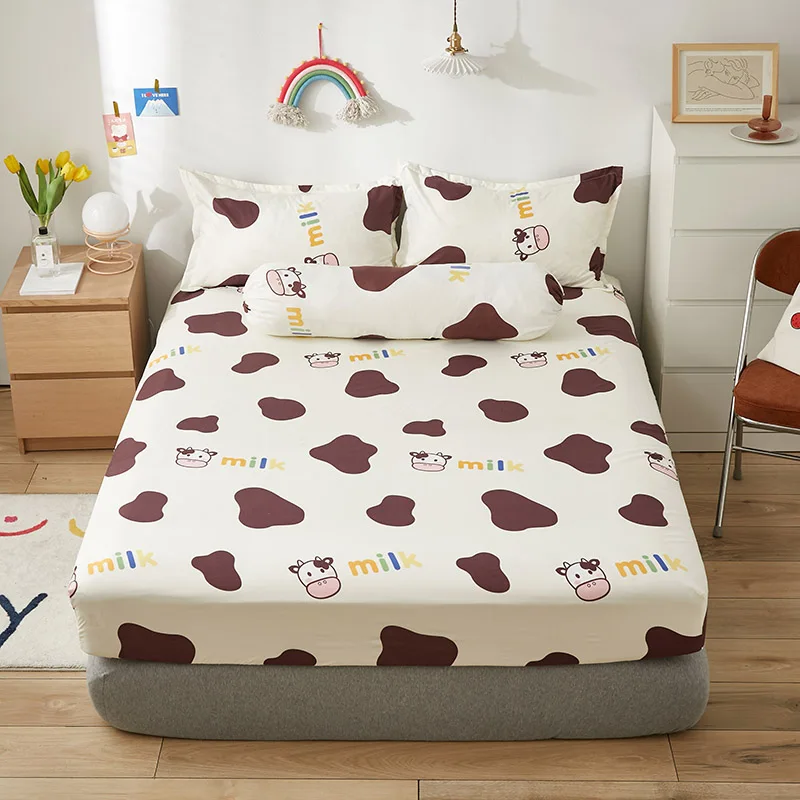 1pc polyester fitted sheet Cows printing mattress cover sheet Four corners with elastic band bed sheet juego de sabanas cama 150
1pc polyester fitted sheet Cows printing mattress cover sheet Four corners with elastic band bed sheet juego de sabanas cama 150