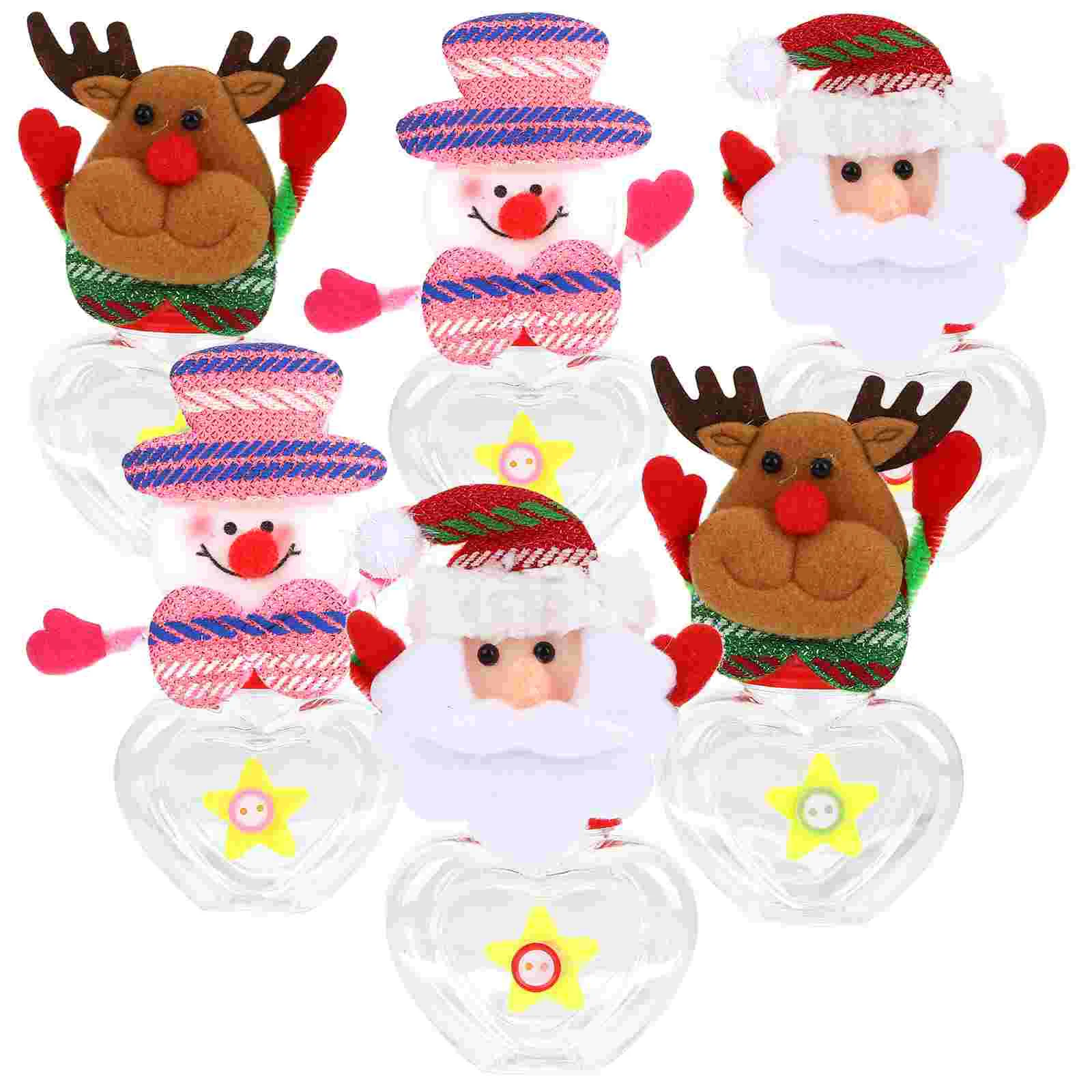 Christmas Candy Jars Containerslidsjar Clear Treats Small Snowman Santa Container Favor Cookie 
Christmas Candy Jars Containerslidsjar Clear Treats Small Snowman Santa Container Favor Cookie