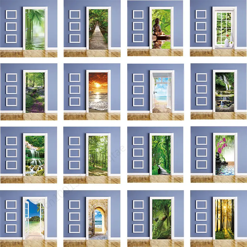 Natural Green Door Stickers Home Decoration Wallpaper Waterproof Self-adhesive Wall Stickers Renovation Bedroom Living Room Door
Natural Green Door Stickers Home Decoration Wallpaper Waterproof Self-adhesive Wall Stickers Renovation Bedroom Living Room Door