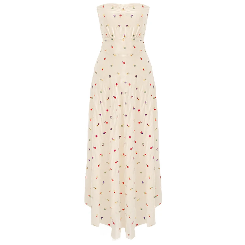 Summer Maxi Dresses For Woman 2022 Floral Printed Strapless Long Female Dresses Kawaii Vintage Birthday Holiday Beach Dresses
Summer Maxi Dresses For Woman 2022 Floral Printed Strapless Long Female Dresses Kawaii Vintage Birthday Holiday Beach Dresses