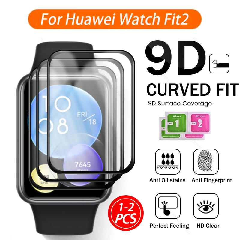1-2PCS 9D Curved Soft Protective Glass For Huawei Watch Fit 2 Screen Protector Film Hauwei Huawey Fit2 Smartwatch Accessories
1-2PCS 9D Curved Soft Protective Glass For Huawei Watch Fit 2 Screen Protector Film Hauwei Huawey Fit2 Smartwatch Accessories