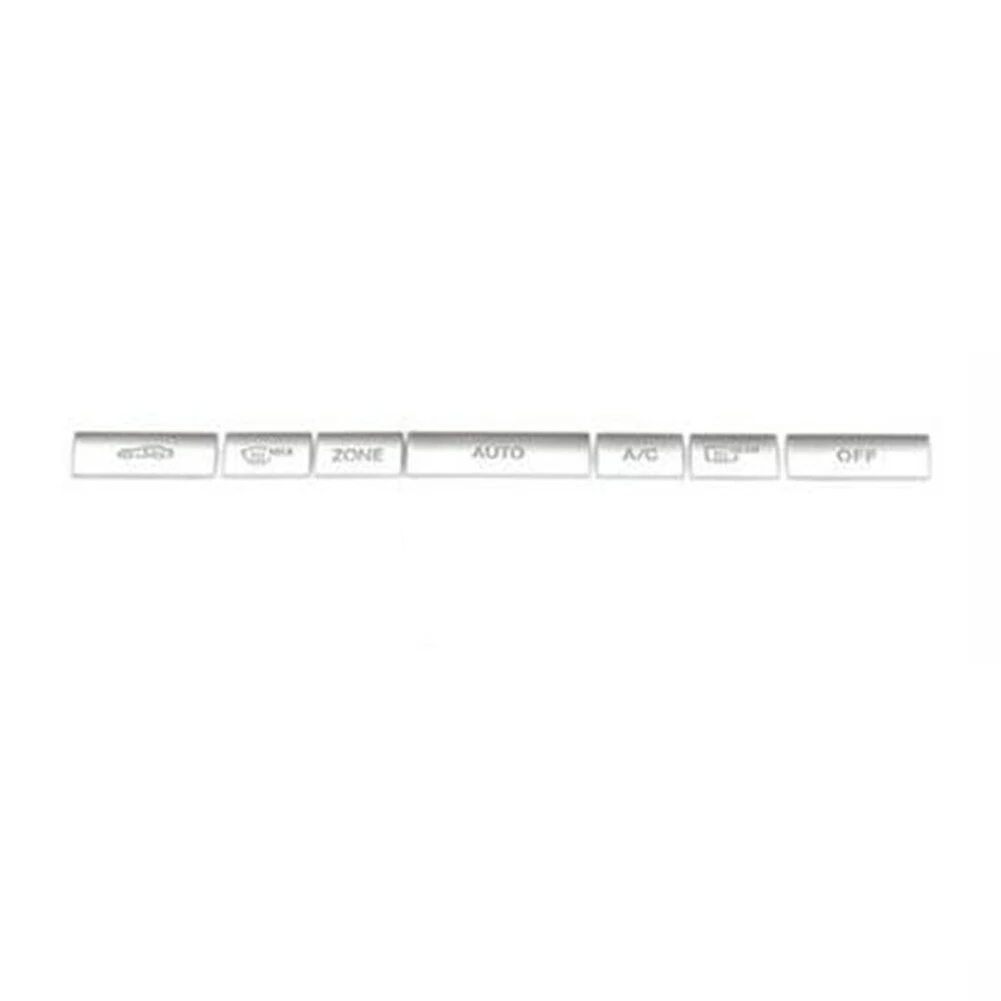 Buttons Cover Trim Button Decor Sticker Replacement Silver Vehicle 7PCS ABS Accessories Consoles AC Vent Parts
Buttons Cover Trim Button Decor Sticker Replacement Silver Vehicle 7PCS ABS Accessories Consoles AC Vent Parts