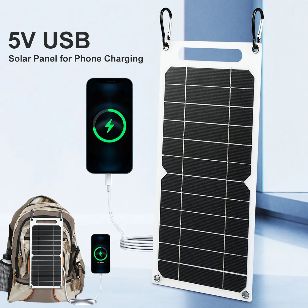 6W Solar Charger Portable Solar Panel With 5V USB Output Waterproof Charger Panel For Outdoor Camping Backpacking Travel Cycling
6W Solar Charger Portable Solar Panel With 5V USB Output Waterproof Charger Panel For Outdoor Camping Backpacking Travel Cycling