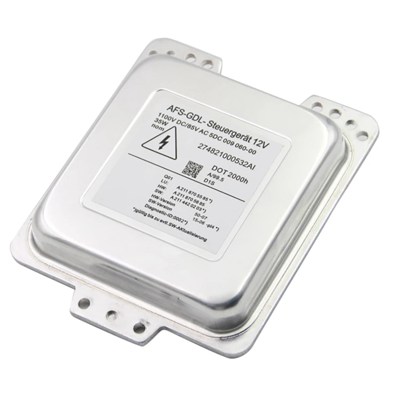 HID Headlight Module Xenon Ballast 5DC009060-00 For Mercedes-Benz W211 E320 E350 E550 E63 2118705585 5DC00906000 
HID Headlight Module Xenon Ballast 5DC009060-00 For Mercedes-Benz W211 E320 E350 E550 E63 2118705585 5DC00906000