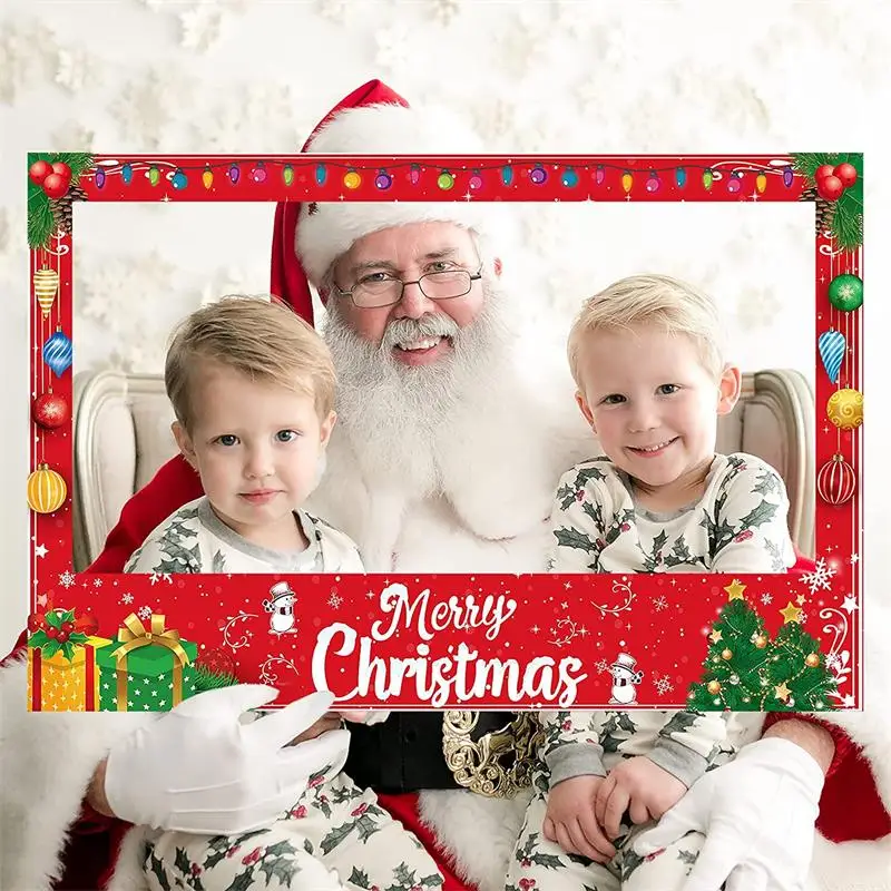 Christmas Decoration Paper Photo Frame Photo Booth Props Snowman Elk Gift Photo Frame Kids Merry Xmas Family Party Photo Props
Christmas Decoration Paper Photo Frame Photo Booth Props Snowman Elk Gift Photo Frame Kids Merry Xmas Family Party Photo Props