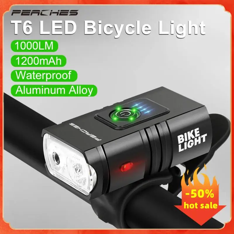 T6 LED Bicycle Light Front 5200mAh USB Rechargeable Lamp Bicycle Lantern Aluminum MTB Road Bike Headlight Power Bank Accessories
T6 LED Bicycle Light Front 5200mAh USB Rechargeable Lamp Bicycle Lantern Aluminum MTB Road Bike Headlight Power Bank Accessories