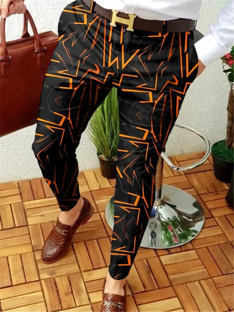 Брюки-Карандаш мужские с графическим принтом, узкие прямые длинные брюки со средней талией, уличная одежда, винтажный стиль, весна-лето 2023
Брюки-Карандаш мужские с графическим принтом, узкие прямые длинные брюки со средней талией, уличная одежда, винтажный стиль, весна-лето 2023