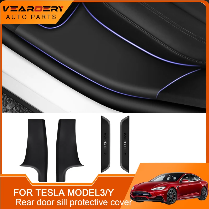 for Tesla Y-type 2021 ABS rear door sill protection cover scuff plate cover+car threshold sticker pedal protection strip
for Tesla Y-type 2021 ABS rear door sill protection cover scuff plate cover+car threshold sticker pedal protection strip