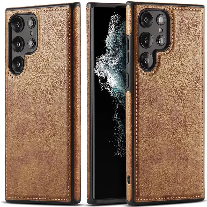 Hot Fashion PU Leather Case For Samsung Galaxy S23 Ultra Business Phone Case For Samsung S22 Skin-Feel Shockproof Silicone Cover
Hot Fashion PU Leather Case For Samsung Galaxy S23 Ultra Business Phone Case For Samsung S22 Skin-Feel Shockproof Silicone Cover