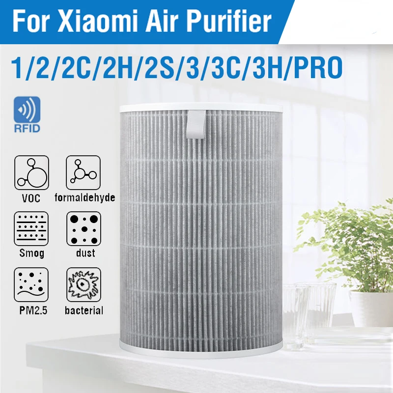 Фильтр Hepa Xiaomi H13 с активированным углем, фильтр очистителя воздуха Xiaomi PM2.5 Xiaomi 2 2C 2H 2S 3 3C 3 H Pro
Фильтр Hepa Xiaomi H13 с активированным углем, фильтр очистителя воздуха Xiaomi PM2.5 Xiaomi 2 2C 2H 2S 3 3C 3 H Pro