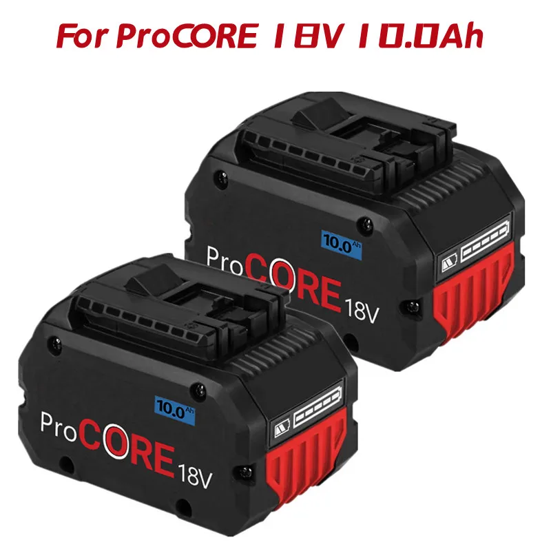 CORE18V 10000mAh ProCORE Replacement Battery for Bosch 18V Professional System Cordless Tools BAT609 BAT618 GBA18V80 21700 Cell
CORE18V 10000mAh ProCORE Replacement Battery for Bosch 18V Professional System Cordless Tools BAT609 BAT618 GBA18V80 21700 Cell