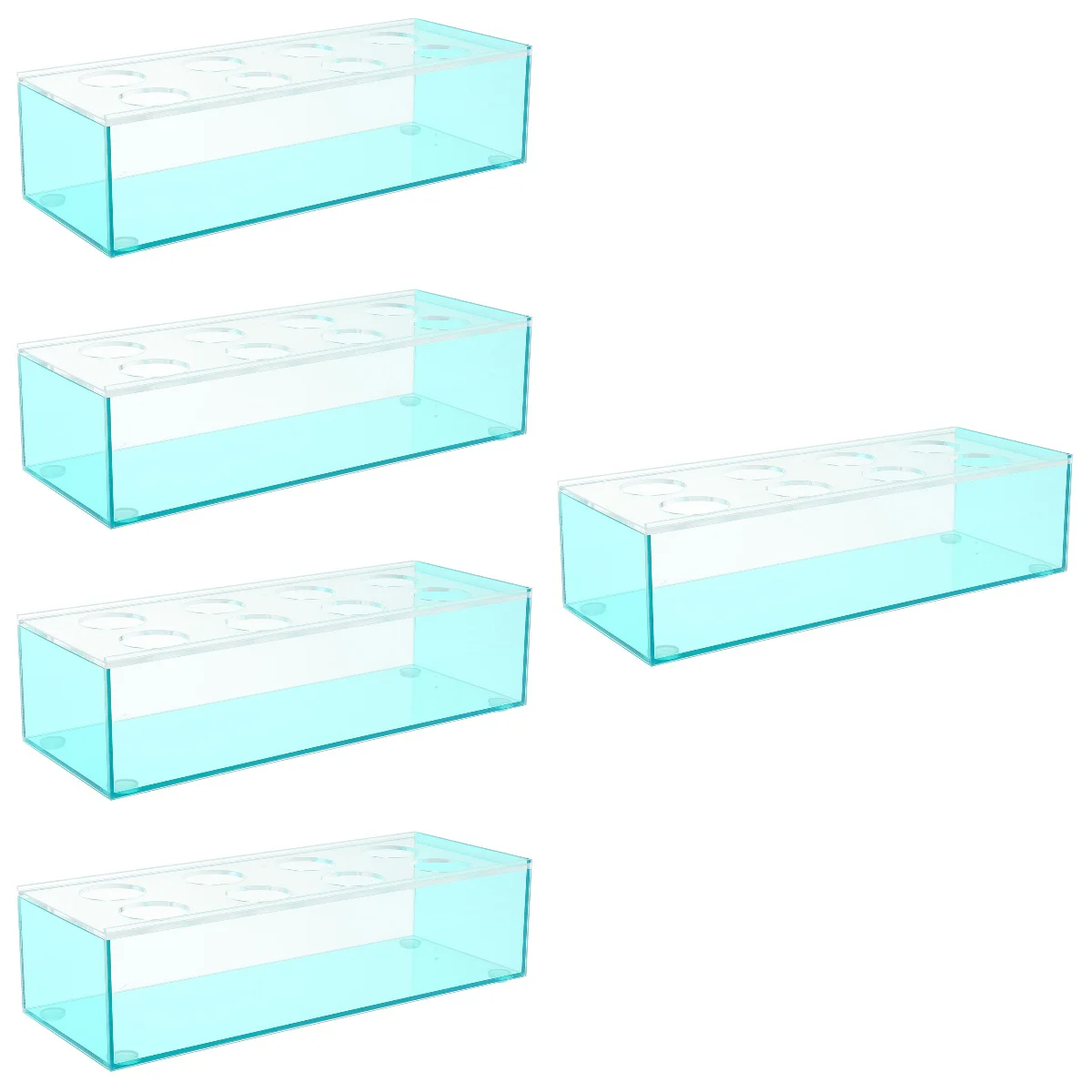 5 PCS Hydroponic Flower Arrangement Box Acrylic Vases Plastic Holes Flowers Centerpiece Votives Decorate Small Rectangular
5 PCS Hydroponic Flower Arrangement Box Acrylic Vases Plastic Holes Flowers Centerpiece Votives Decorate Small Rectangular