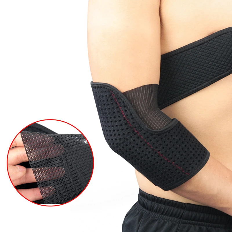 1Pcs Sports Compression Elbow Pads Breathable Winding Arm Cover Support Basketball Tennis Fitness Weightlifting Elbow Protection
1Pcs Sports Compression Elbow Pads Breathable Winding Arm Cover Support Basketball Tennis Fitness Weightlifting Elbow Protection