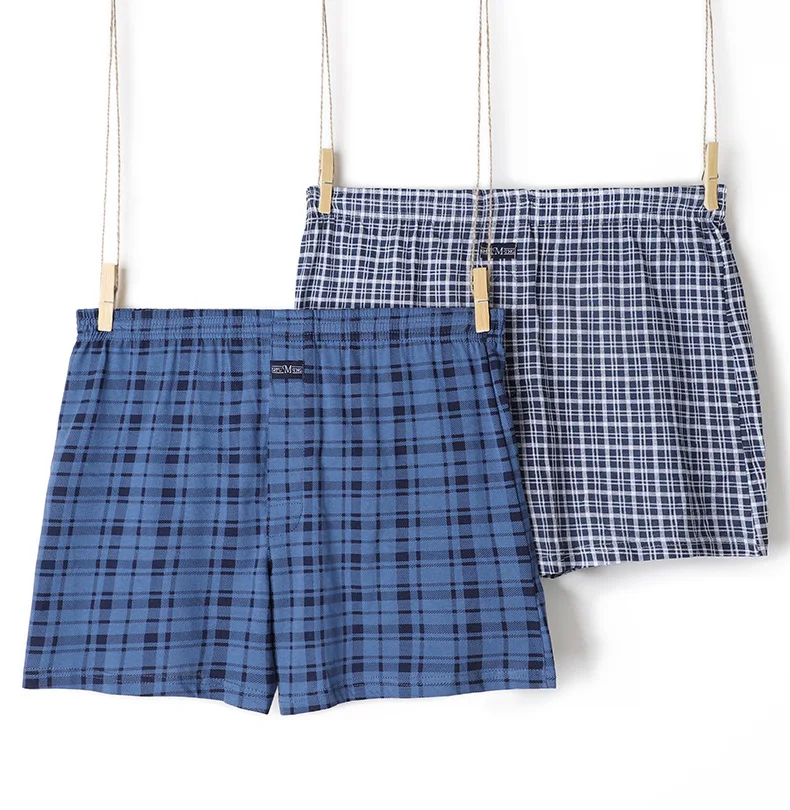 1Pcs/lot Boxer Men Thin Summer Underwear Cotton Man Big Size Short Breathable Plaid Flexible Shorts Boxer Male Underpants
1Pcs/lot Boxer Men Thin Summer Underwear Cotton Man Big Size Short Breathable Plaid Flexible Shorts Boxer Male Underpants