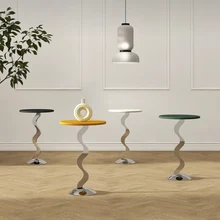 Grass edge table, modern Nordic household living room, bedroom, small unit, light luxury coffee table, corner table