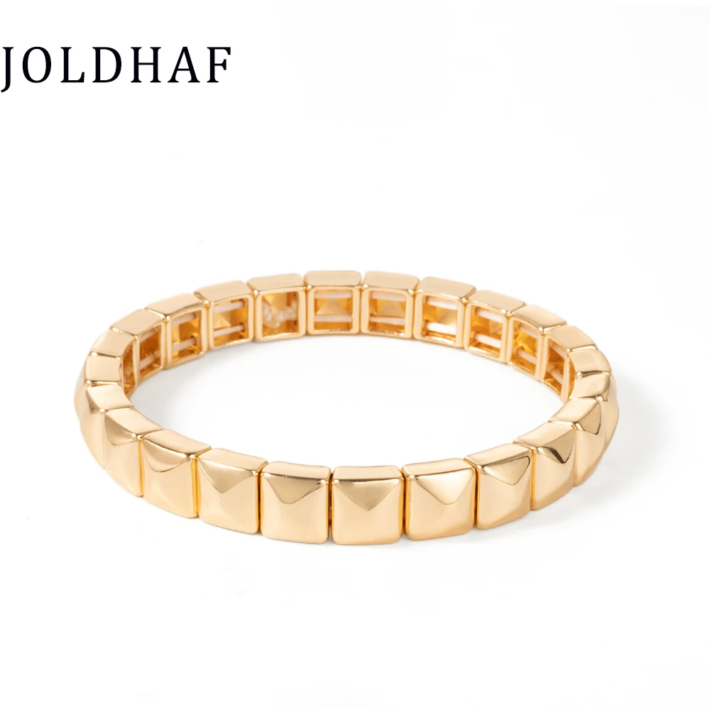 Hot Sale New Design Fashion Colorful Enamel Bracelets Square Shape Rhombus Faced Bohemain Geometric Elastic Bracelets For Women
Hot Sale New Design Fashion Colorful Enamel Bracelets Square Shape Rhombus Faced Bohemain Geometric Elastic Bracelets For Women