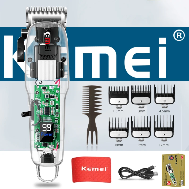 Kemei Electric Hair Cutting Machine Clippers Rechargeable Professional Hair Barber Trimmer Machine Shaving Shaver Hair Cut 5
Kemei Electric Hair Cutting Machine Clippers Rechargeable Professional Hair Barber Trimmer Machine Shaving Shaver Hair Cut 5
