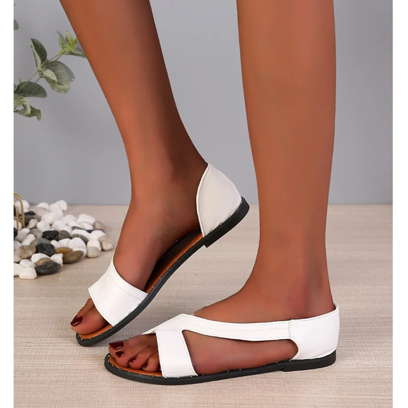 2022 Summer New Women's Flat Sandals Fashion All-match Outdoor Live Peeling Sandals Women's Casual Flat Sandals Large Size 36-43
2022 Summer New Women's Flat Sandals Fashion All-match Outdoor Live Peeling Sandals Women's Casual Flat Sandals Large Size 36-43