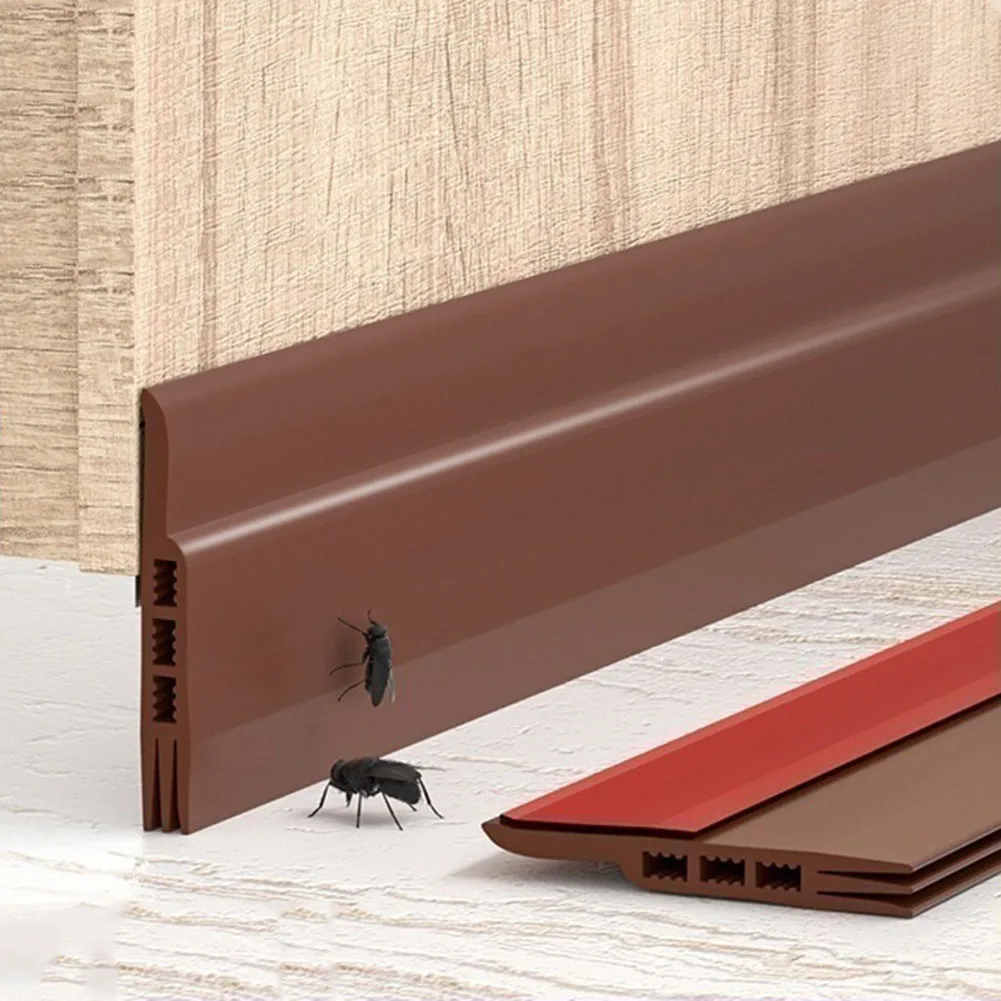 1M Door Bottom Seal Strip Draught Excluder Stopper Self-Adhesive Weather Stripping Under Door Draft Stopper Window Sealing Strip
1M Door Bottom Seal Strip Draught Excluder Stopper Self-Adhesive Weather Stripping Under Door Draft Stopper Window Sealing Strip