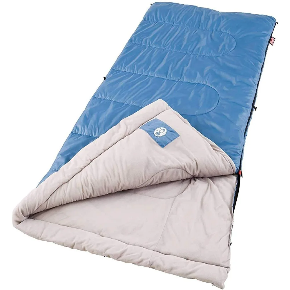 Cool-Weather Sleeping Bag 40°F Lightweight for Adults, Camping Sleeping Bag with and Draft Tube to Prevent Heat from Escaping
Cool-Weather Sleeping Bag 40°F Lightweight for Adults, Camping Sleeping Bag with and Draft Tube to Prevent Heat from Escaping