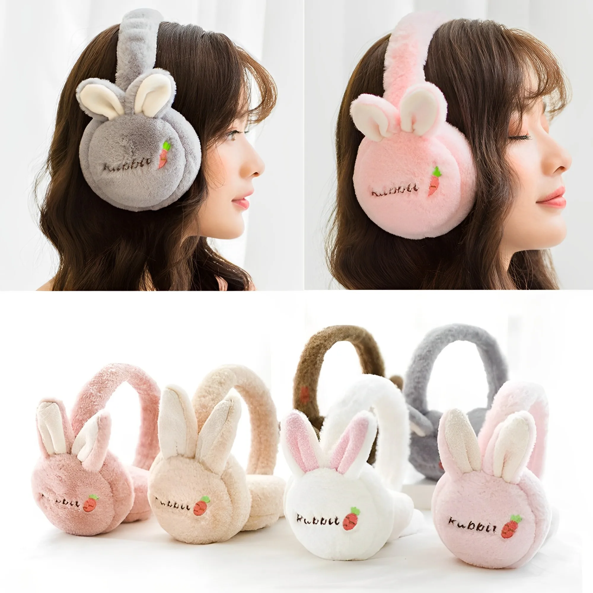 Cute Winter Warm Earmuff Girls Warm Rabbit Shape Earmuffs Plush Korean Version Cartoon Warm Sweet Fluffy Ear Covers Warmers
Cute Winter Warm Earmuff Girls Warm Rabbit Shape Earmuffs Plush Korean Version Cartoon Warm Sweet Fluffy Ear Covers Warmers