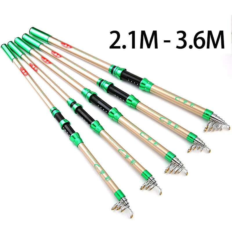 Telescopic Carbon Fiber 2.1M 2.4M 2.7M 3.0M 3.6M Portable Super Hard Freshwater Fishing Rod Long Throw Sea Fishing Pole
Telescopic Carbon Fiber 2.1M 2.4M 2.7M 3.0M 3.6M Portable Super Hard Freshwater Fishing Rod Long Throw Sea Fishing Pole