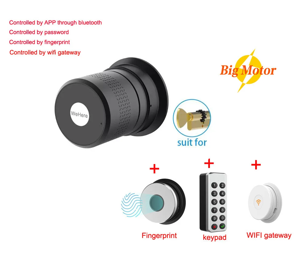 M531 WehereTuya Bluetooth WiFi дополнительная Бытовая бесключевая входная дверь цилиндр замков автоматический замок умный дверной замок
M531 WehereTuya Bluetooth WiFi дополнительная Бытовая бесключевая входная дверь цилиндр замков автоматический замок умный дверной замок