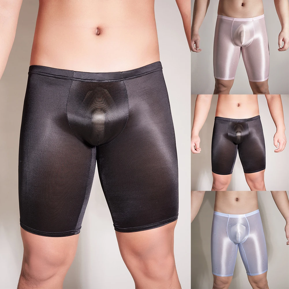 Perspective Mens Oil Shiny Glossy Long Shorts U Convex Pouch Trunks Fitness Sleep Bottoms Short Pants Leggings Underpants
Perspective Mens Oil Shiny Glossy Long Shorts U Convex Pouch Trunks Fitness Sleep Bottoms Short Pants Leggings Underpants